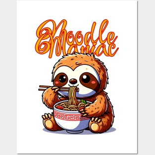 Ramen Sloth Posters and Art